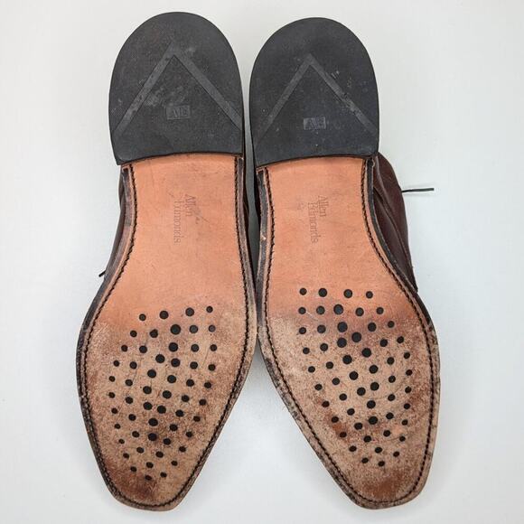 Allen Edmonds Jackson dress shoes Made in USA brown leather oxfords  size 13 D